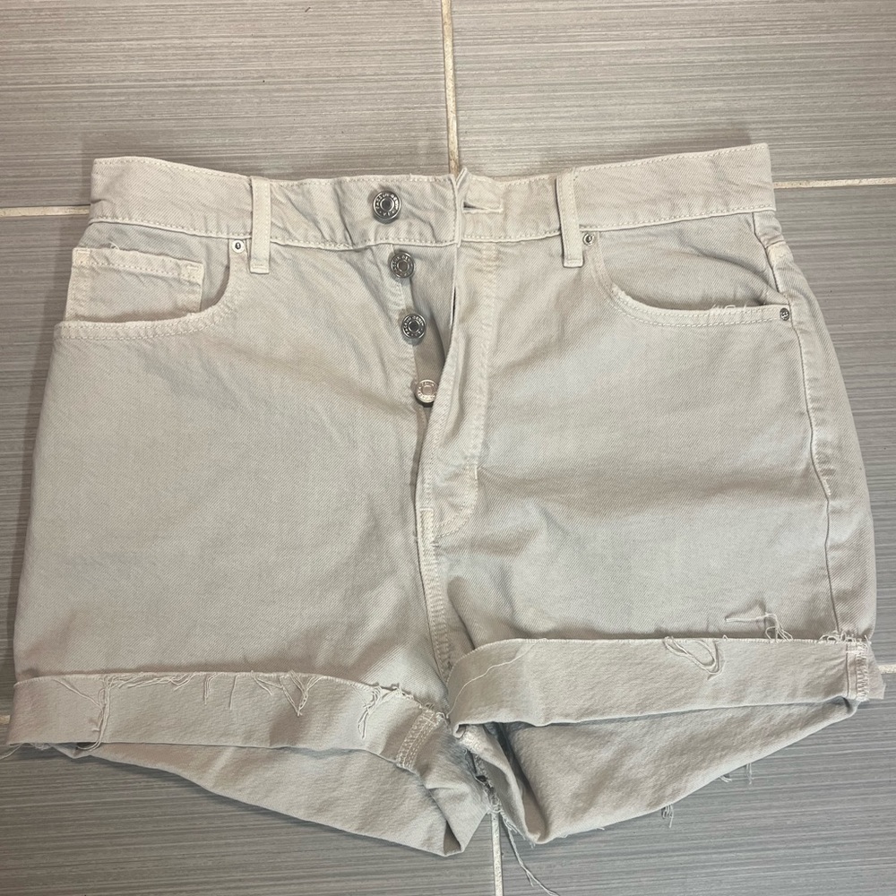 Pacsun Beige Jean Shorts